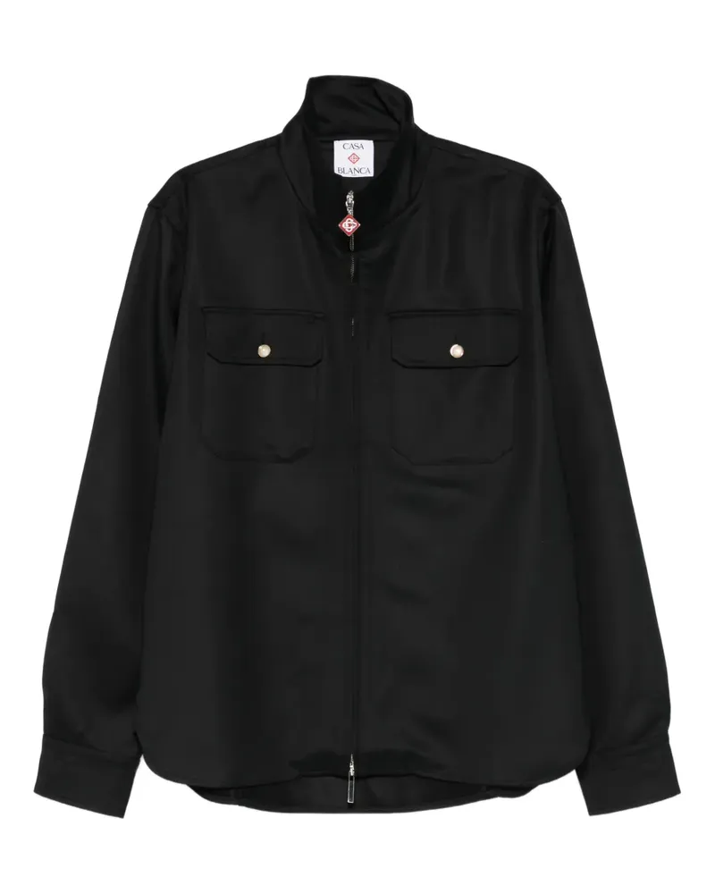 Casablanca Paris Jacke mit Reißverschlusstaschen - Schwarz Schwarz