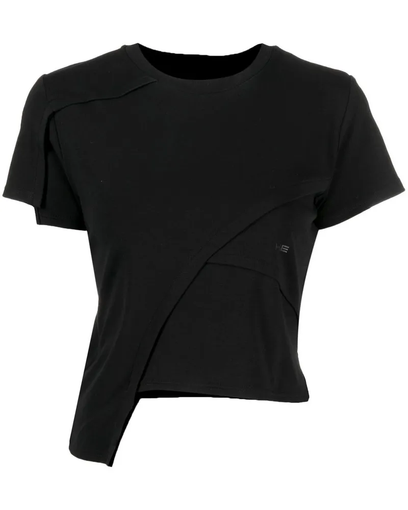 Heliot Emil T-Shirt mit Logo-Print - Schwarz Schwarz