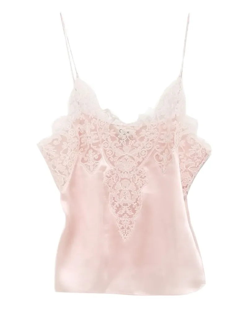 Chloé Camisole-Top aus Spitze - Rosa Rosa