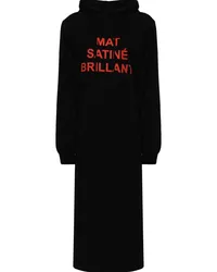 Maison Margiela Hoodie mit Slogan-Print Schwarz