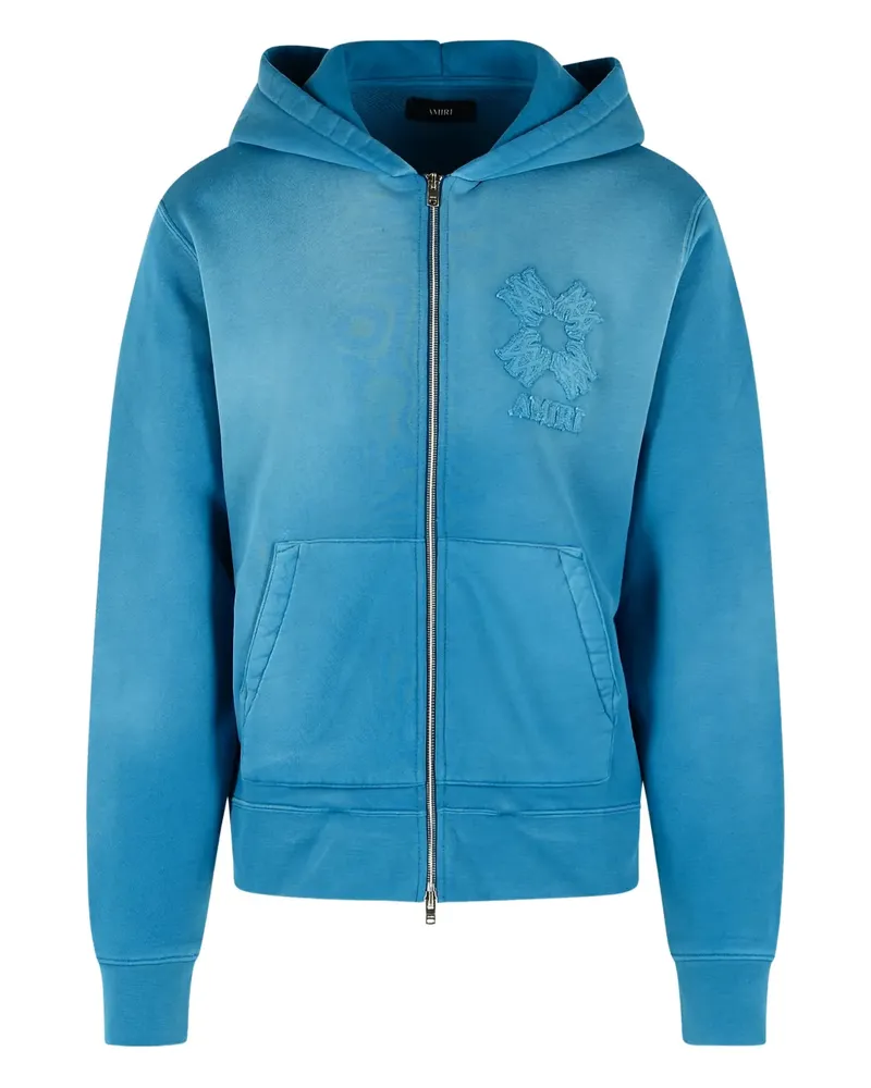 Amiri Sweatshirt mit Reißverschluss - Blau Blau