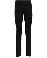 PURPLE BRAND Oil Spill' Skinny-Jeans Schwarz