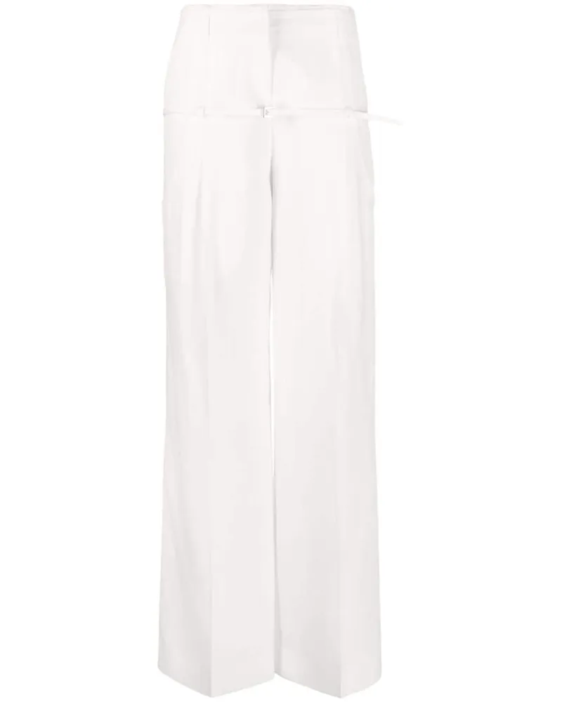 Jacquemus Le Pantalon Criollo Palazzohose Weiß