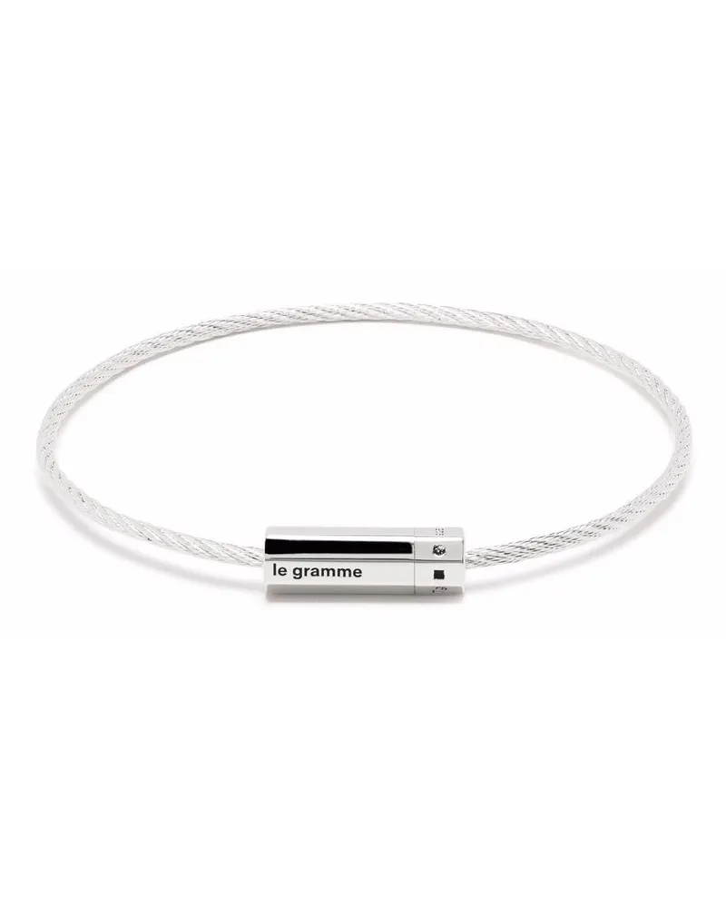 Le Gramme Poliertes Octagon Armband 7g - Silber Silber