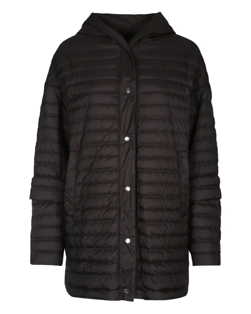 ADD Gesteppte Kapuzenjacke - Braun Braun