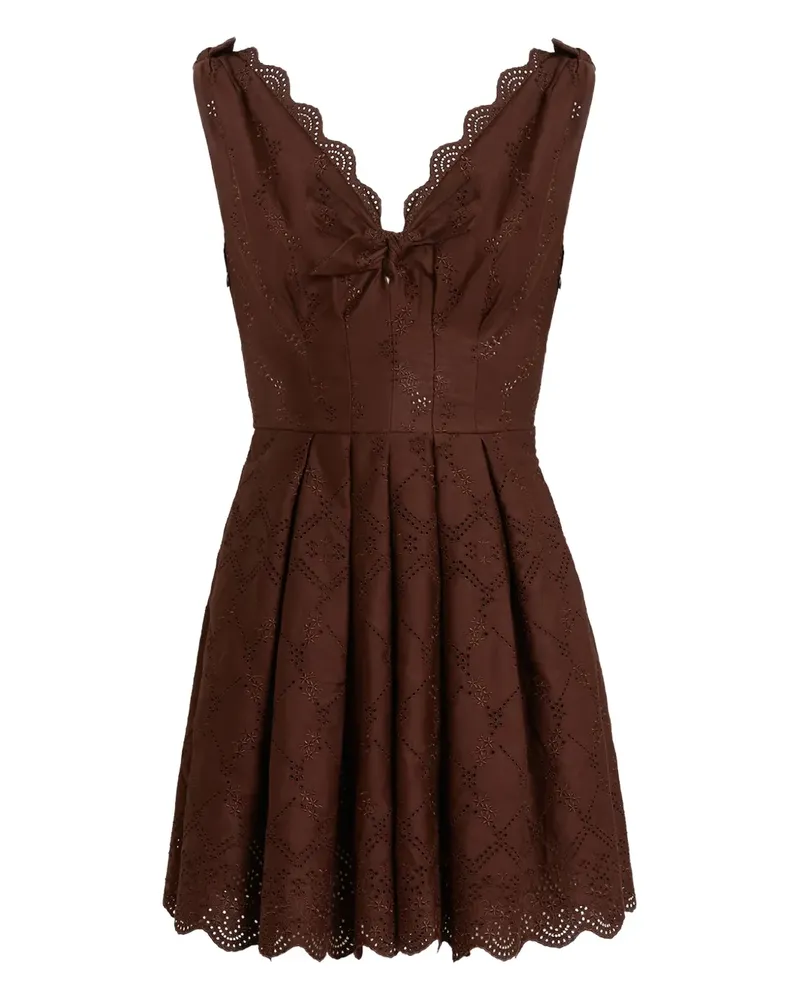 Giambattista Valli Minikleid in A-Linie - Braun Braun