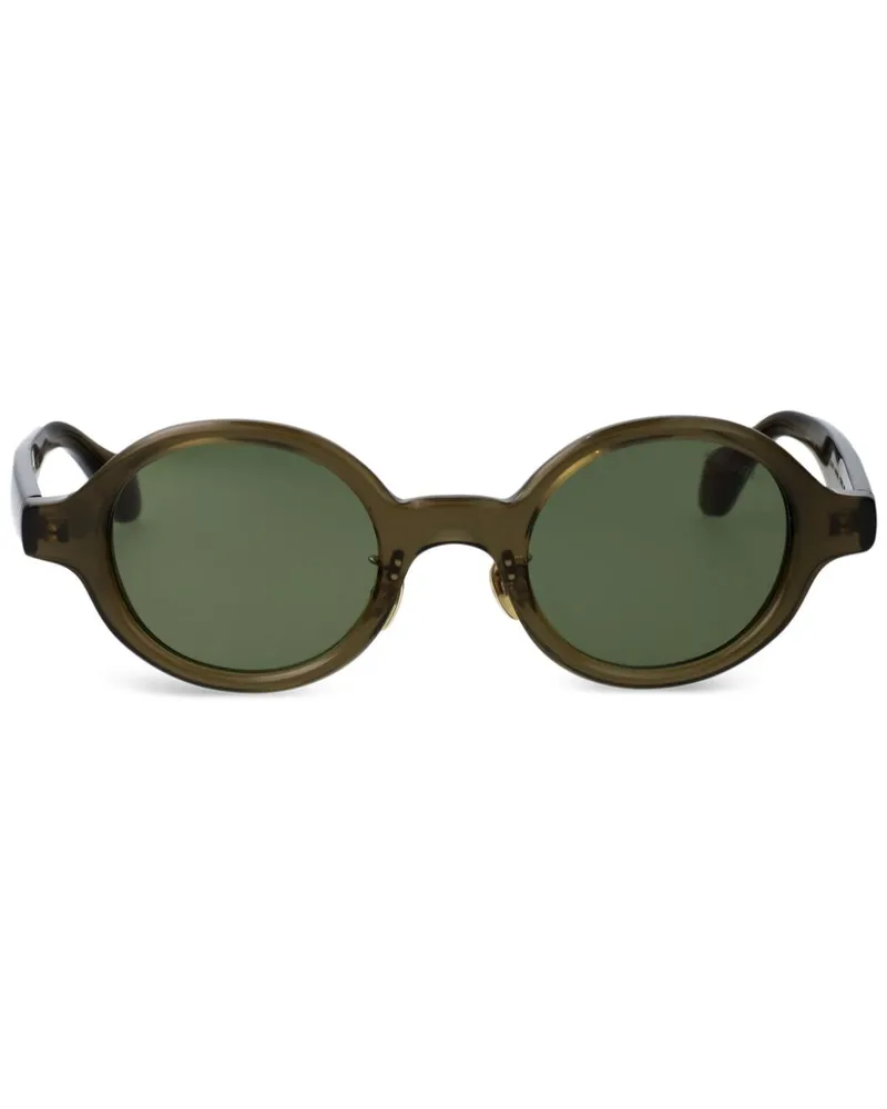 Giorgio Armani Sonnenbrille mit rundem Gestell - Grün Grün