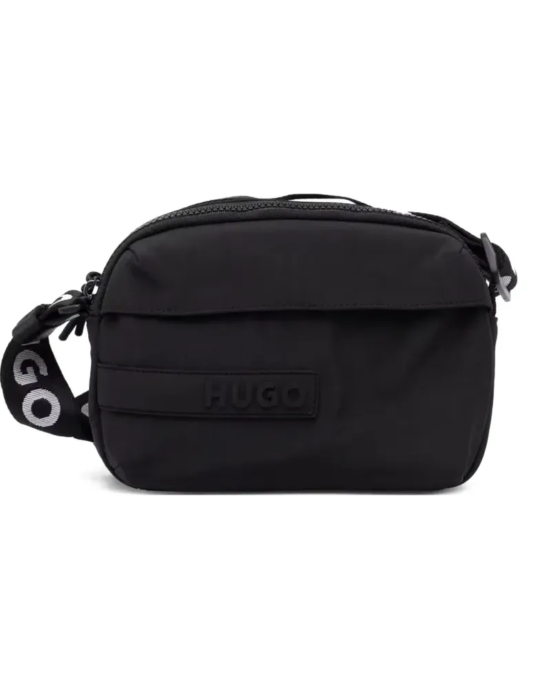 HUGO BOSS Kuriertasche mit Logo-Prägung - Schwarz Schwarz