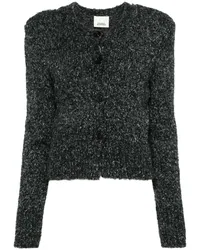 Isabel Marant Kathlen Cropped-Cardigan Grau