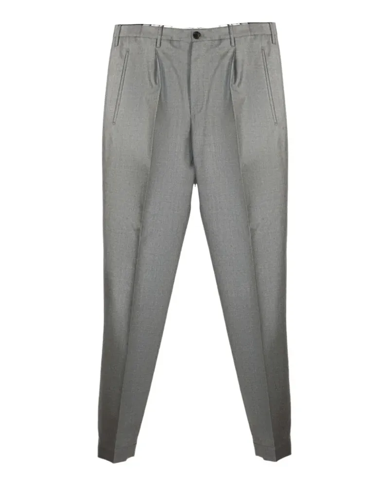 Incotex Melierte Slim-Fit-Hose - Grau Grau