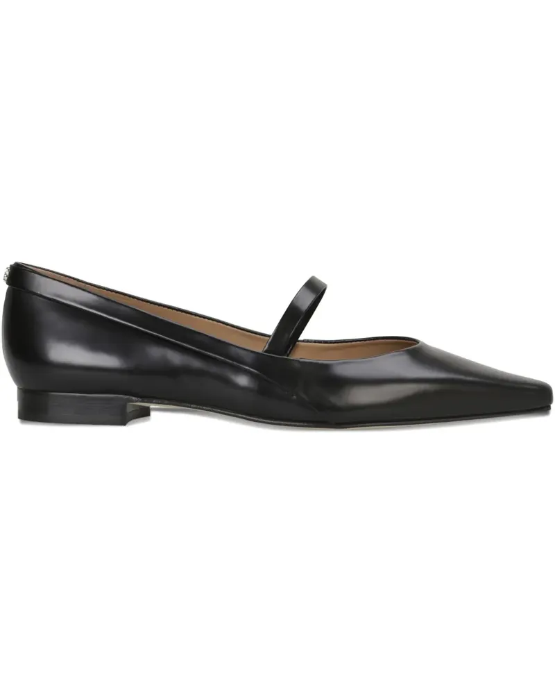 HUGO BOSS Ballerinas aus Leder - Schwarz Schwarz