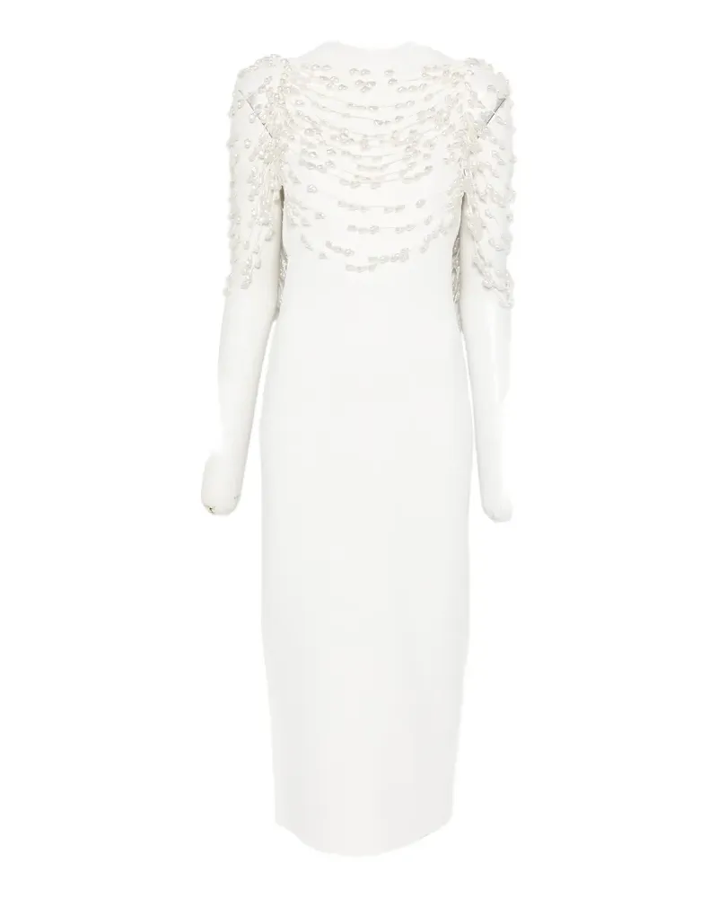 Cult Gaia Meri beaded midi dress - Weiß Weiß