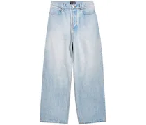Lockere Jeans mit Logo-Patch