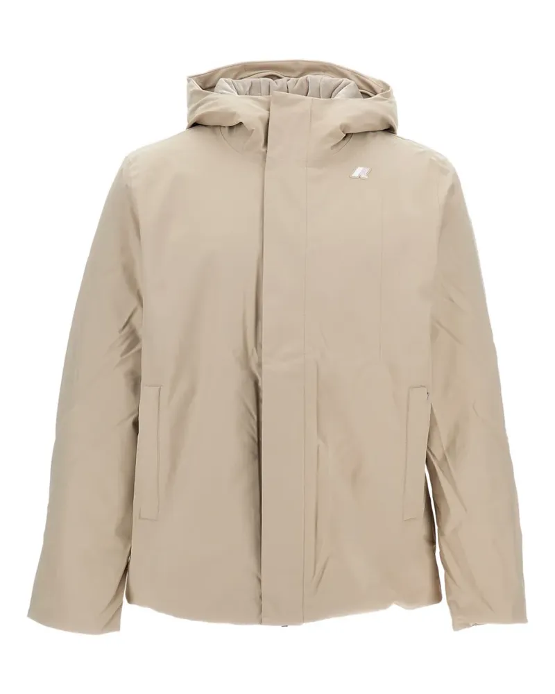 K-Way Gefütterte Jacke mit Reißverschluss - Nude Nude