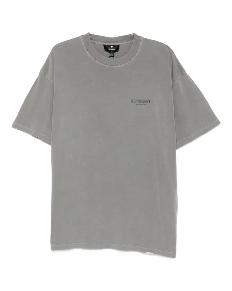 REPRESENT logo-print T-shirt - Grau Grau