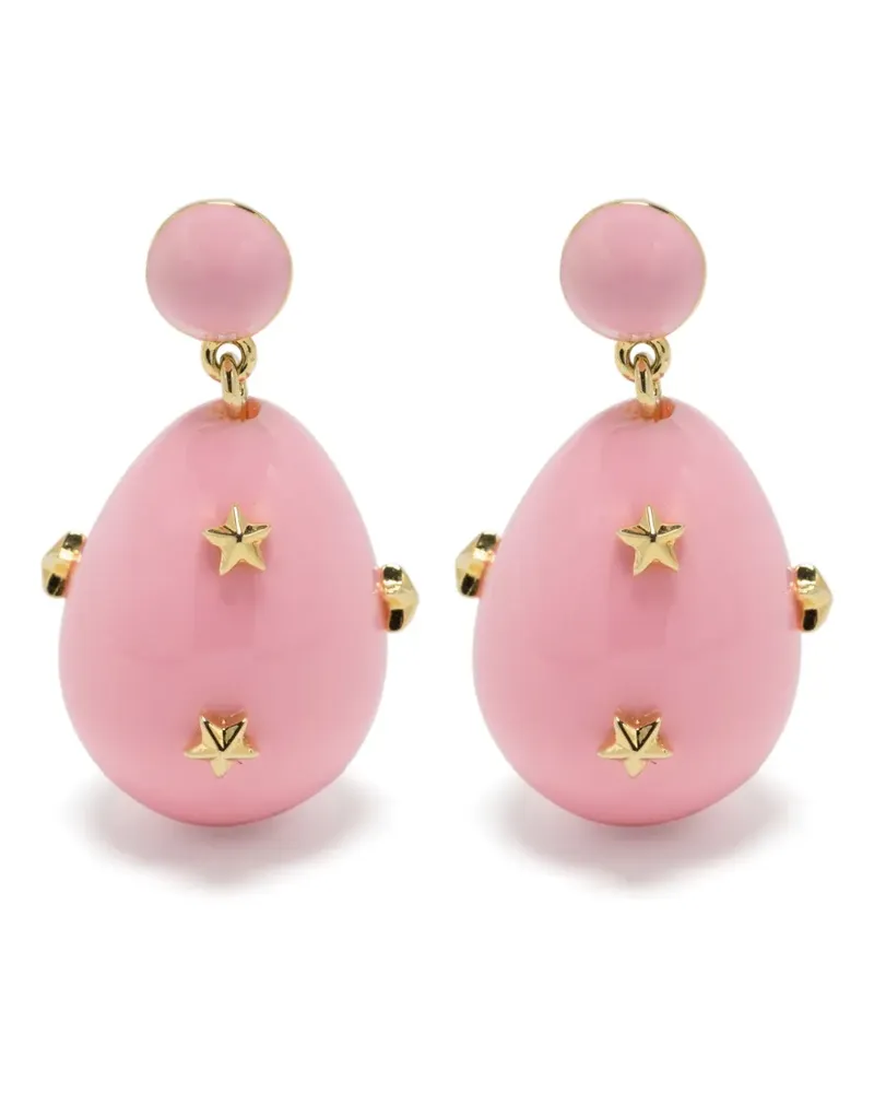 Eshvi Galaxy Hängeohrringe - Rosa Rosa