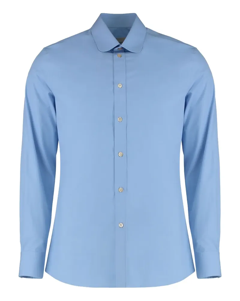 Valentino Garavani Hemd mit abgerundetem Saum - Blau Blau