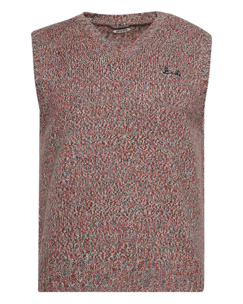 BODE V-neck falls vest - Rot Rot