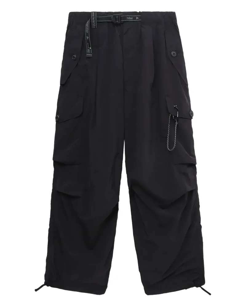 and wander Cargohose mit mehreren Taschen - Schwarz Schwarz