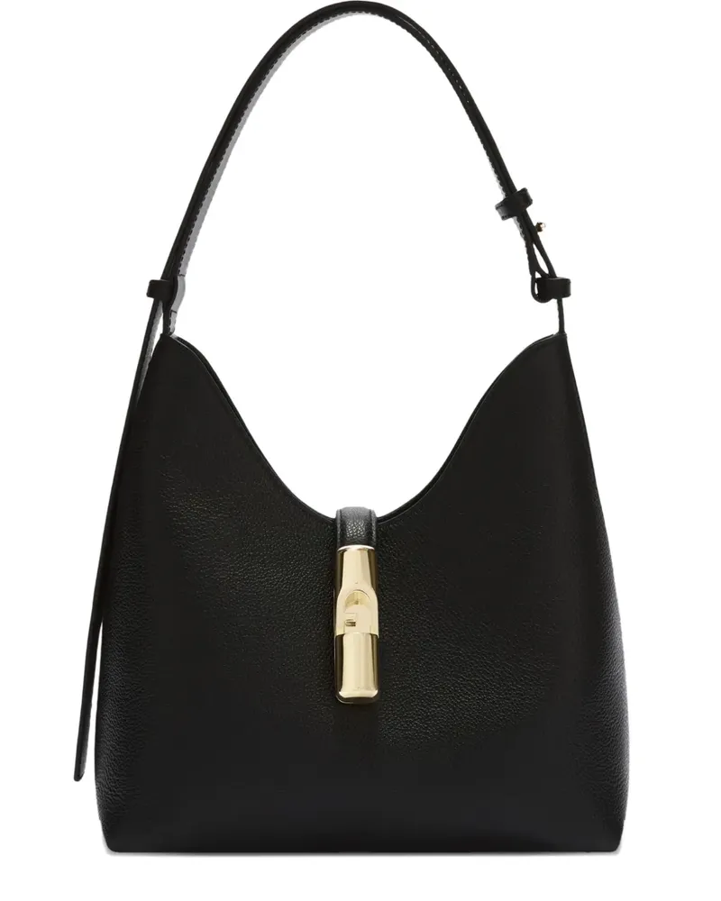 Furla Kleine Goccia Schultertasche - Schwarz Schwarz