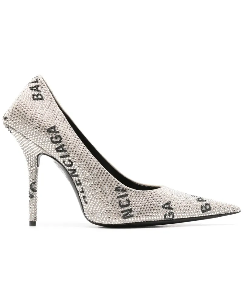 Balenciaga Square Knife Pumps 110mm - Silber Silber