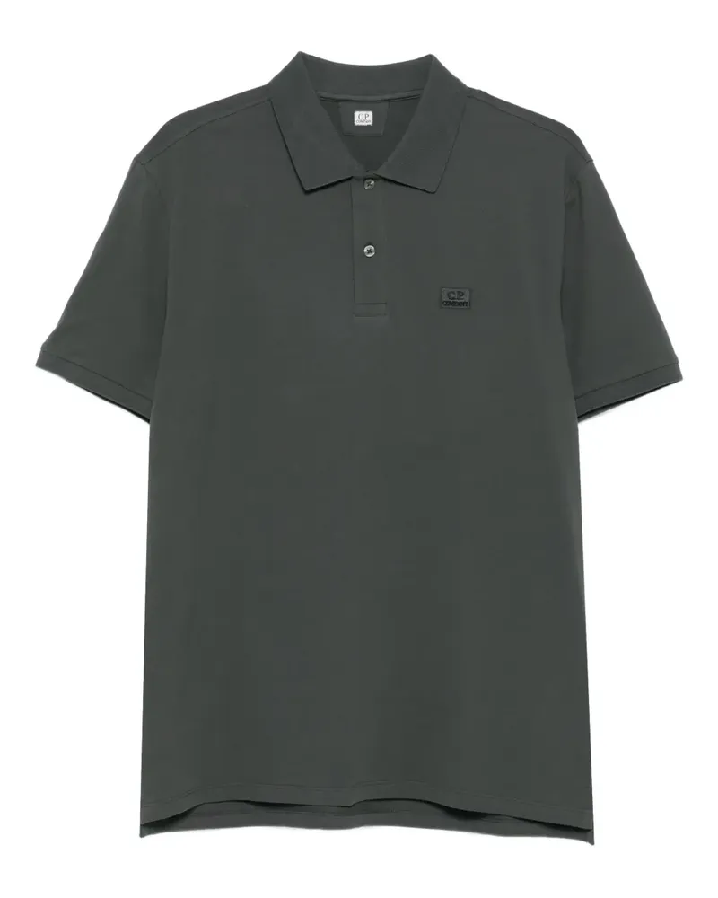 C.P. Company Poloshirt mit Logo-Stickerei - Grün Grün