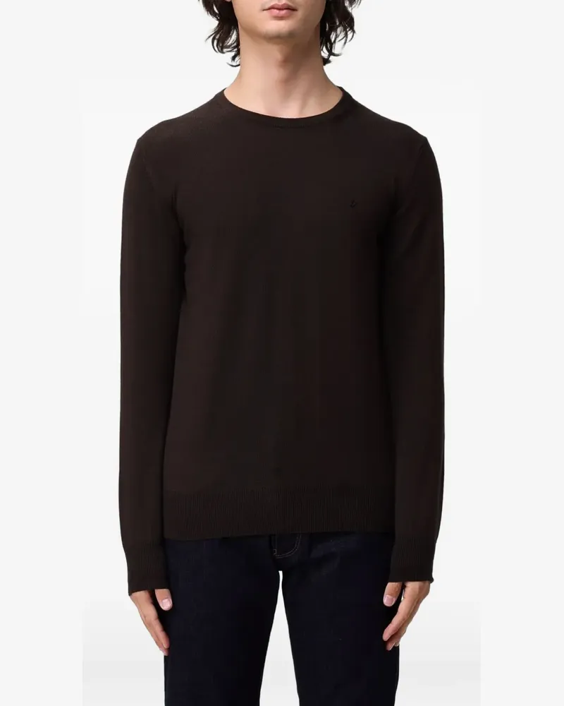 Brooksfield crew-neck wool sweater - Braun Braun