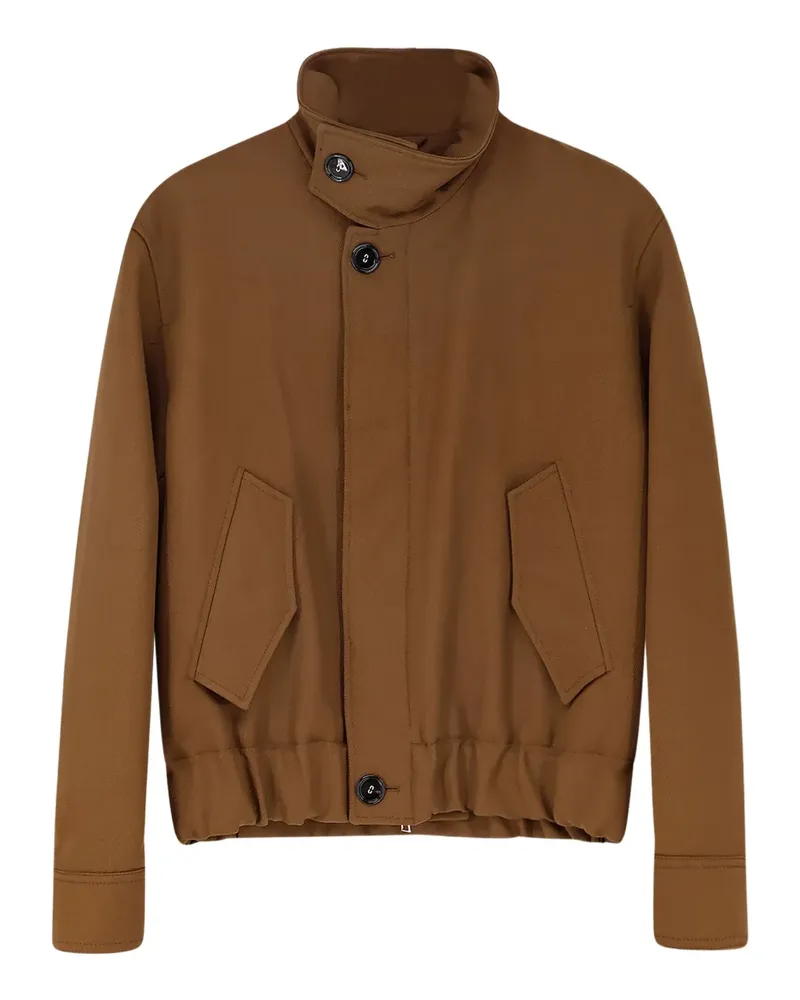 AMI Paris flap-pocket bomber jacket - Braun Braun