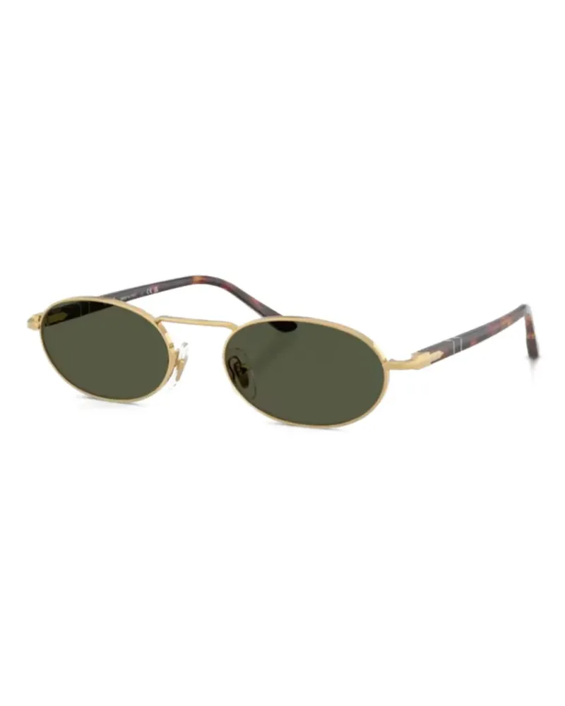 Persol Sonnenbrille mit ovalem Gestell - Gold Gold