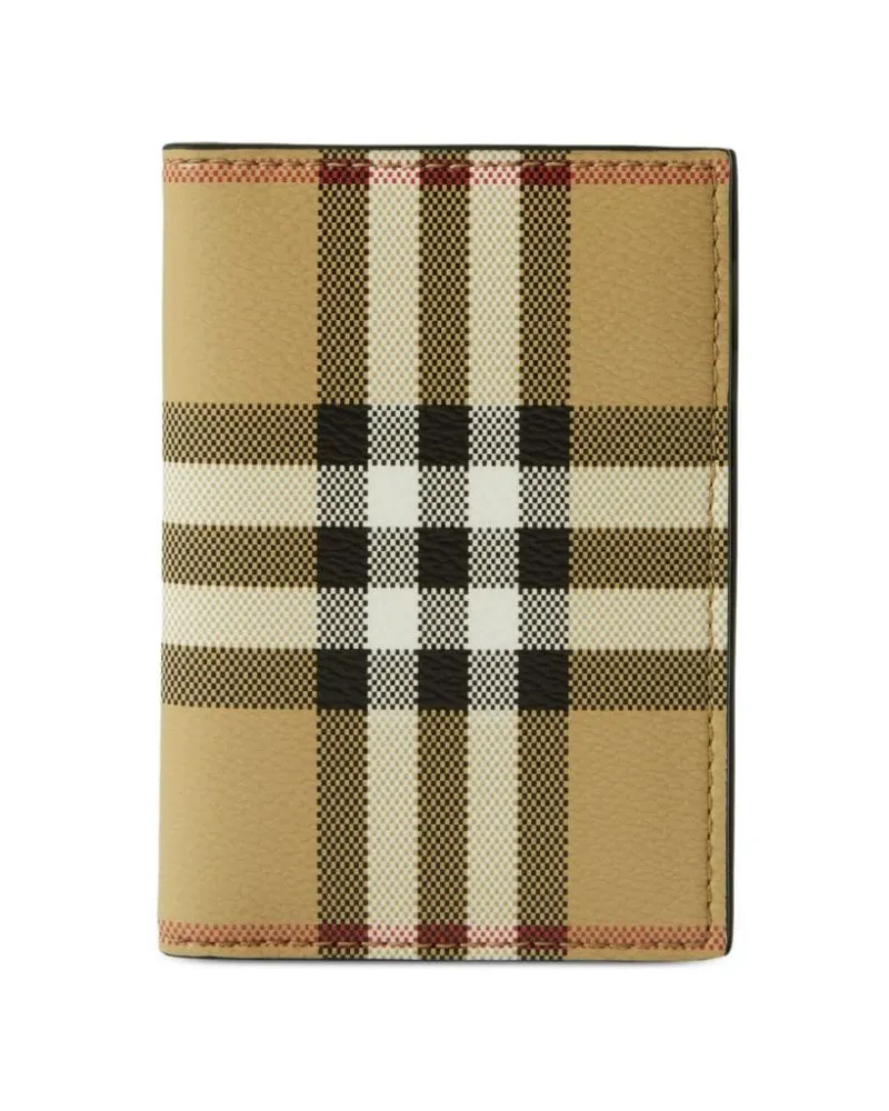 Burberry Portemonnaie mit Vintage-Check - Nude Nude