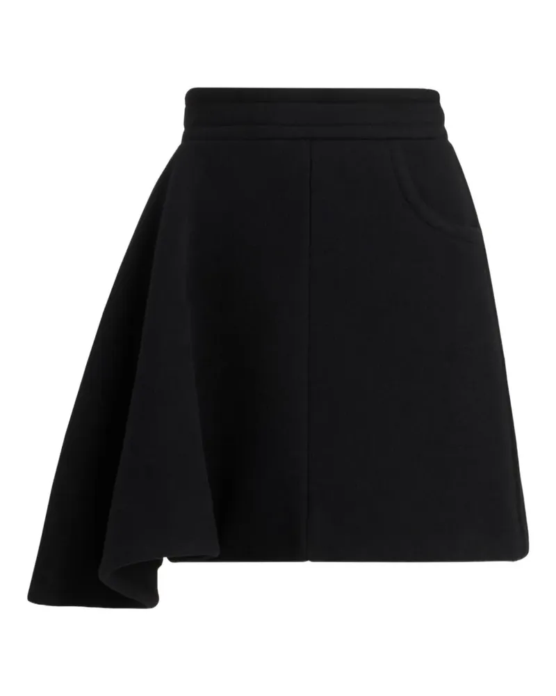 Patou Asymmetrischer Rock - Schwarz Schwarz