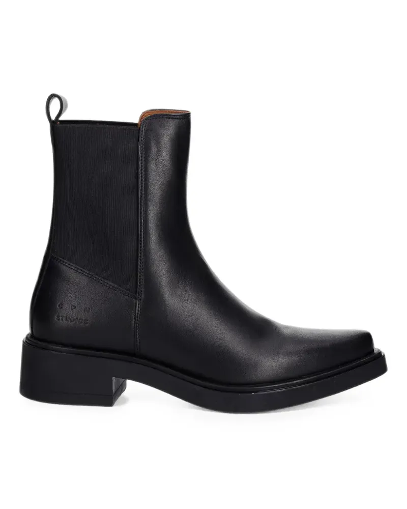 Copenhagen CPH301 Stiefel mit spitzer Kappe - Schwarz Schwarz