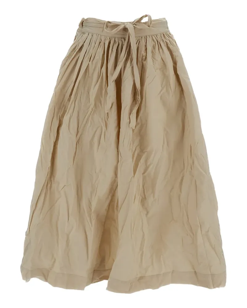 Daniela Gregis tie-detail skirt - Nude Nude