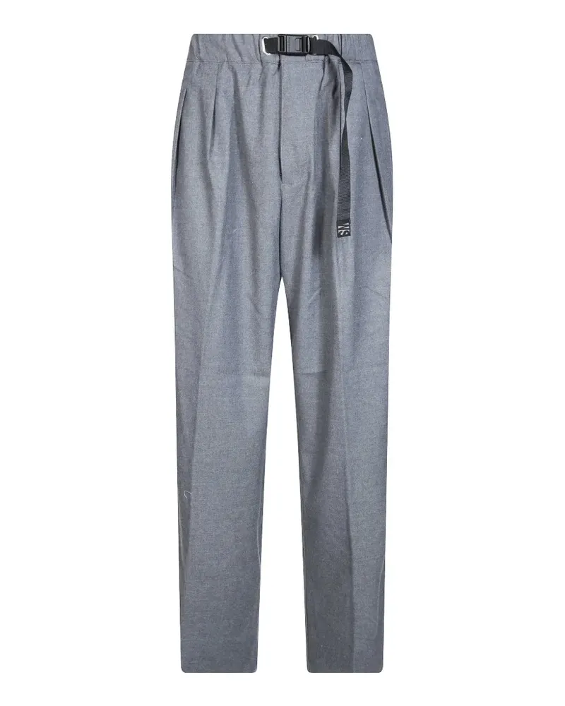 PLAN C Plissierte Hose mit Gürtel - Grau Grau