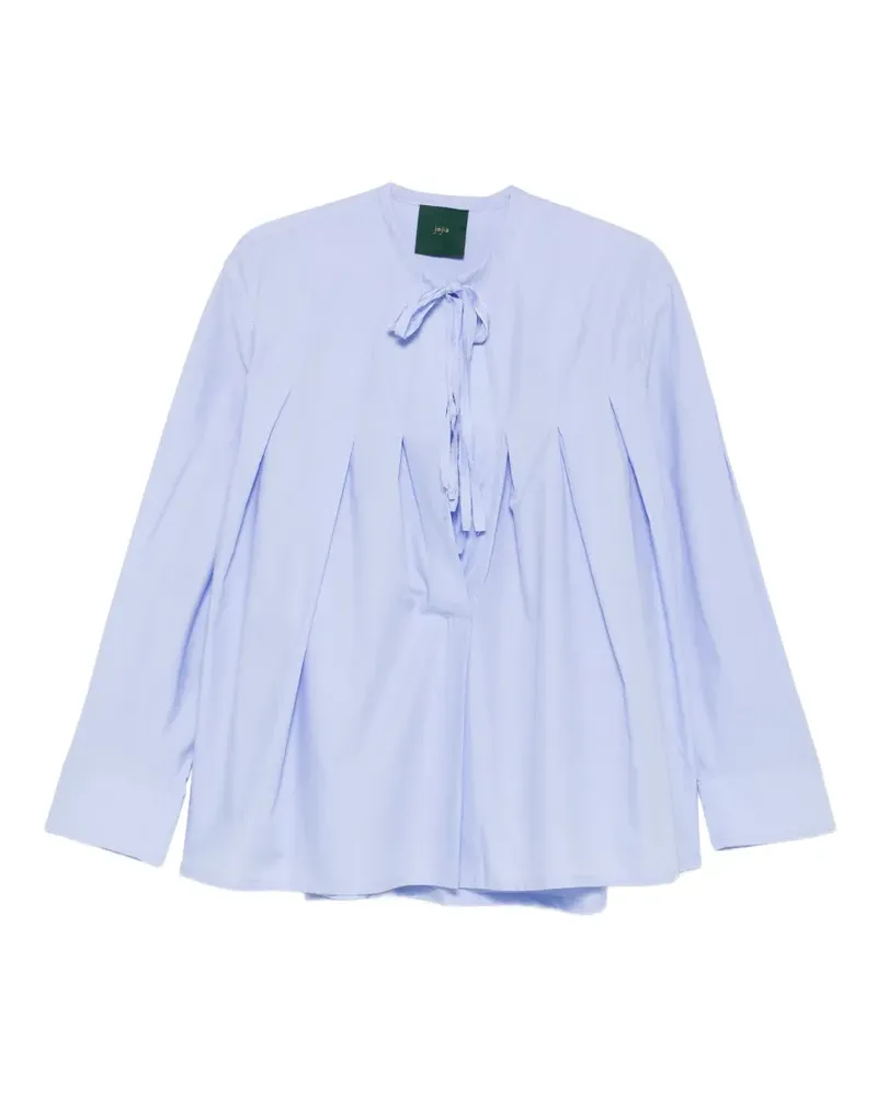 Jejia Daria Bluse mit Falten - Blau Blau