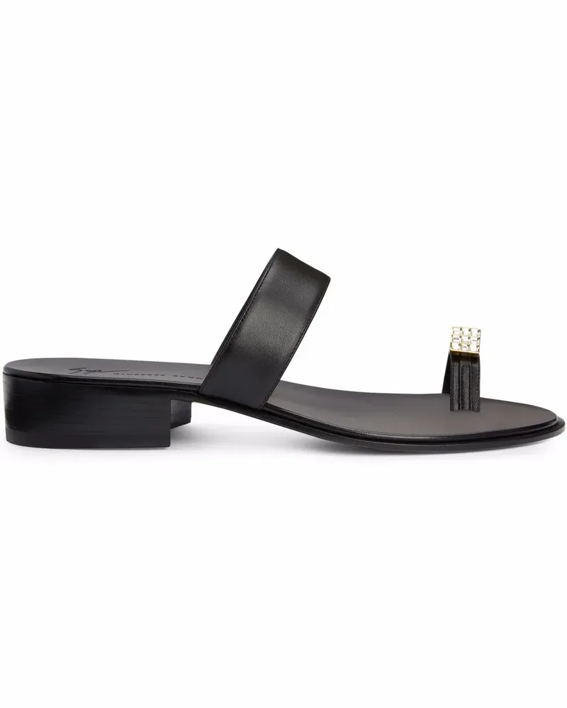 Giuseppe Zanotti Dynamo Barduck Sandalen - Schwarz Schwarz