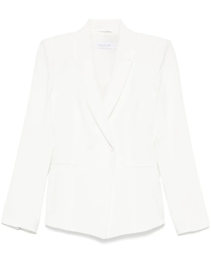 Patrizia Pepe Blazer aus Krepp - Weiß Weiß