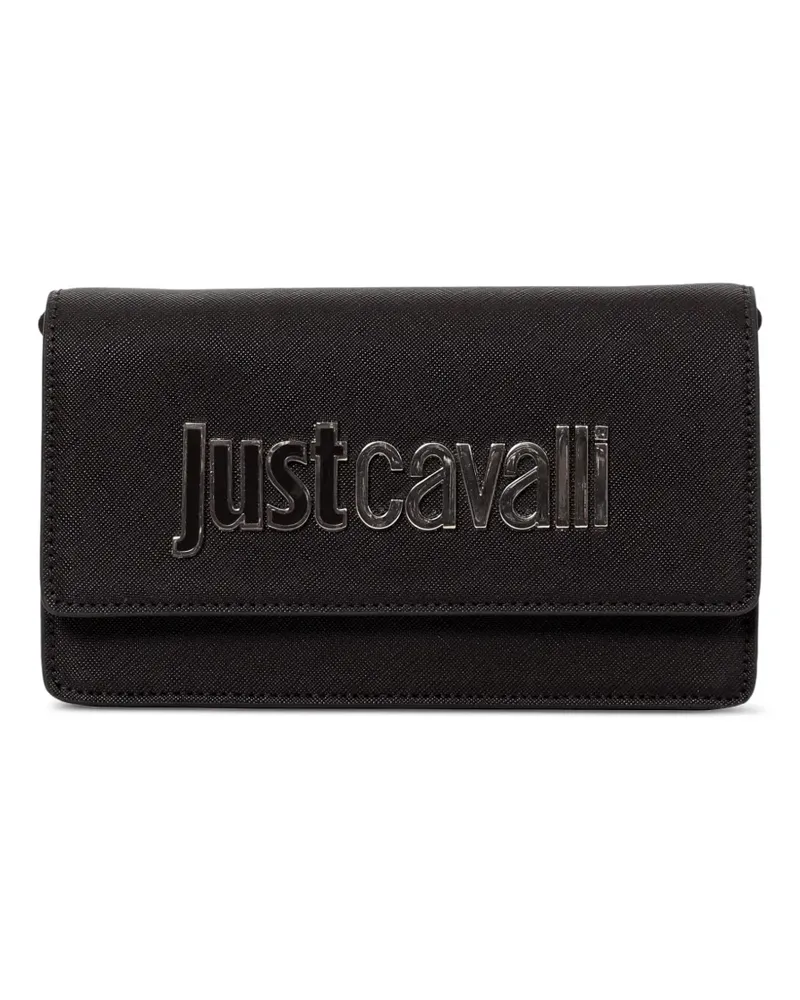 Just Cavalli Portemonnaie mit Logo-Schild - Schwarz Schwarz