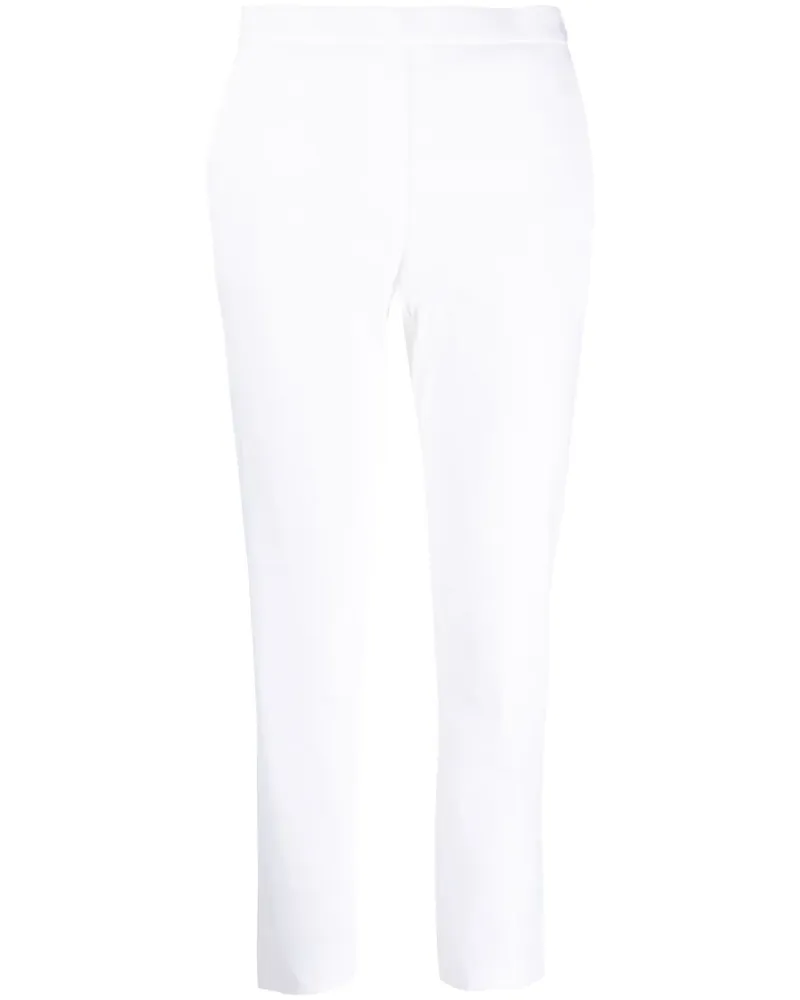 Theory Schmale Cropped-Hose - Weiß Weiß