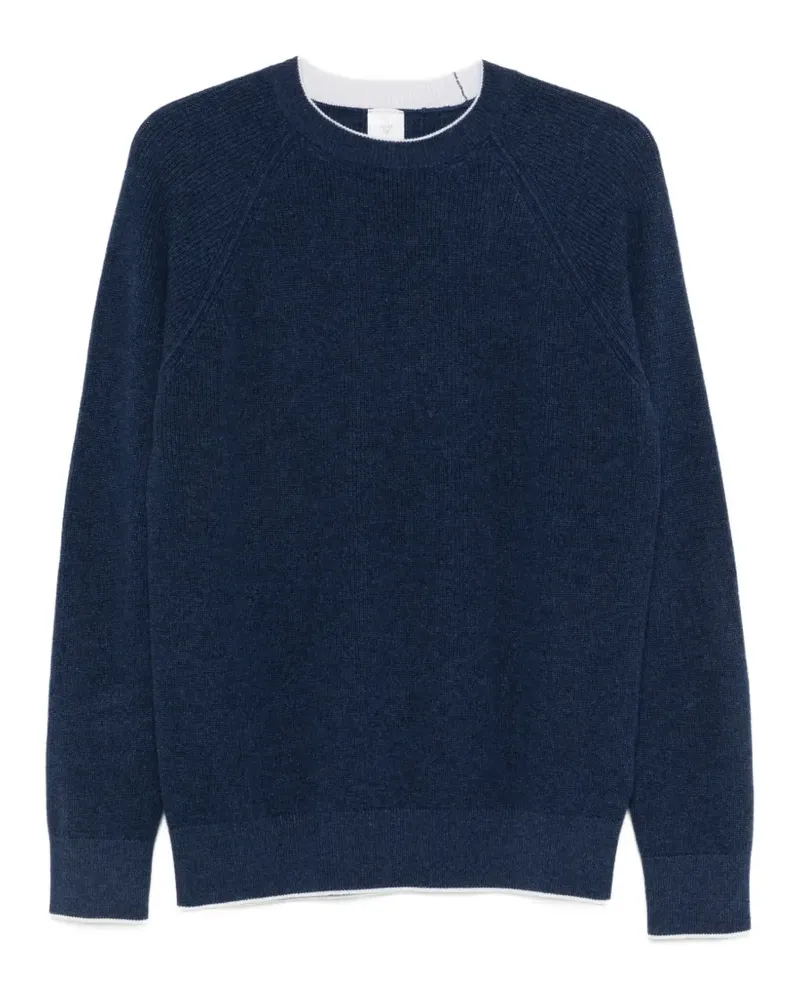 Eleventy Pullover mit rundem Ausschnitt - Blau Blau