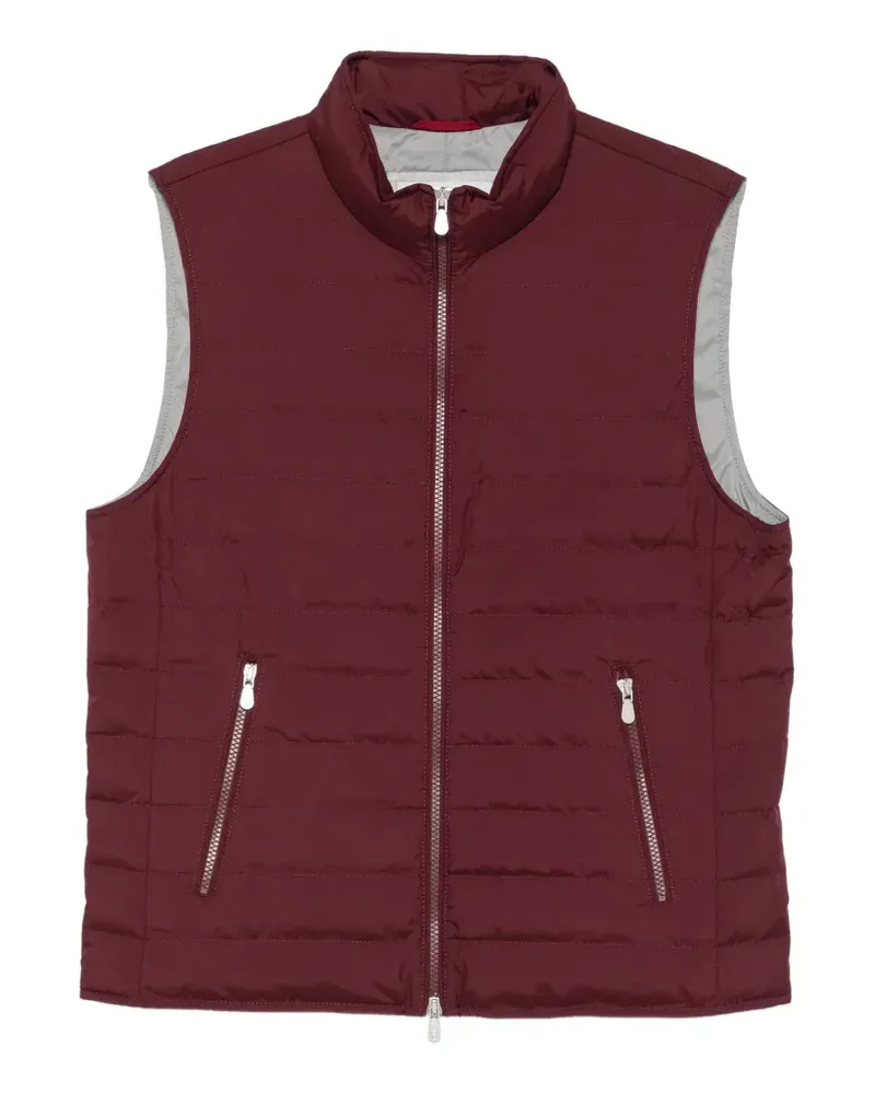 Brunello Cucinelli padded gilet - Rot Rot