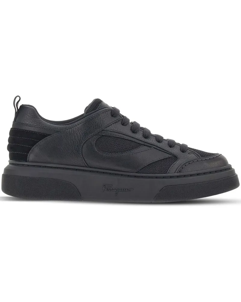 Ferragamo Klassische Sneakers - Schwarz Schwarz