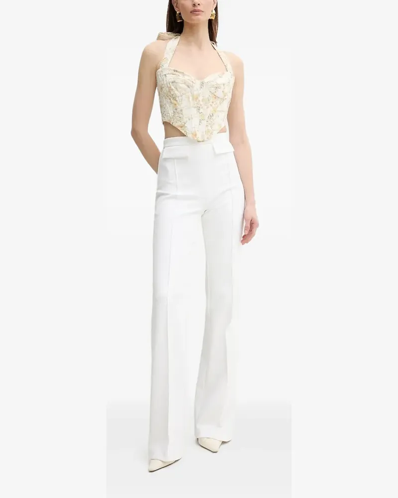 Bardot Pollie Neckholder-Top - Weiß Weiß