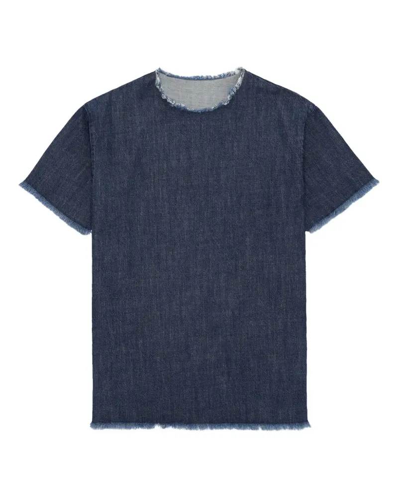 Fortela fringed-detail T-shirt mini dress - Blau Blau