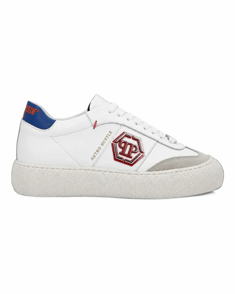 Philipp Plein Retro Hustle Sneakers - Weiß Weiß
