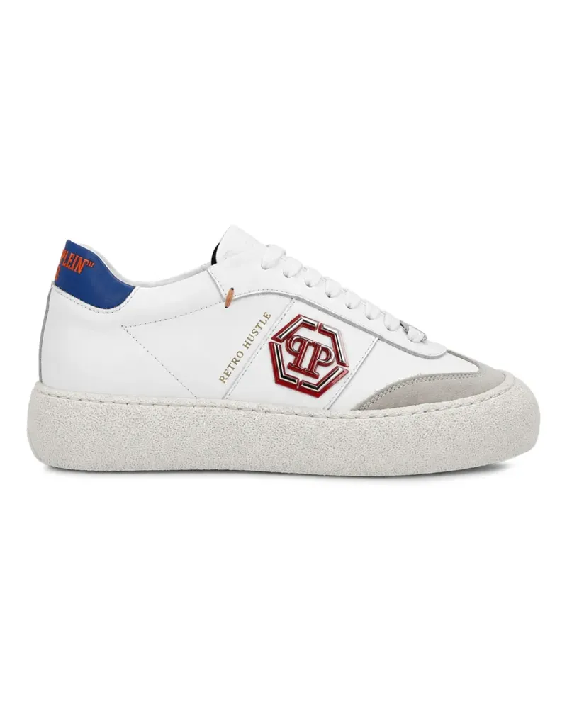 Philipp Plein Retro Hustle Sneakers - Weiß Weiß