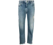 Gerade Albury Jeans im Distressed-Look