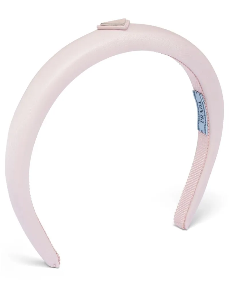 Prada Re-Nylon Haarreif mit Logo - Rosa Rosa