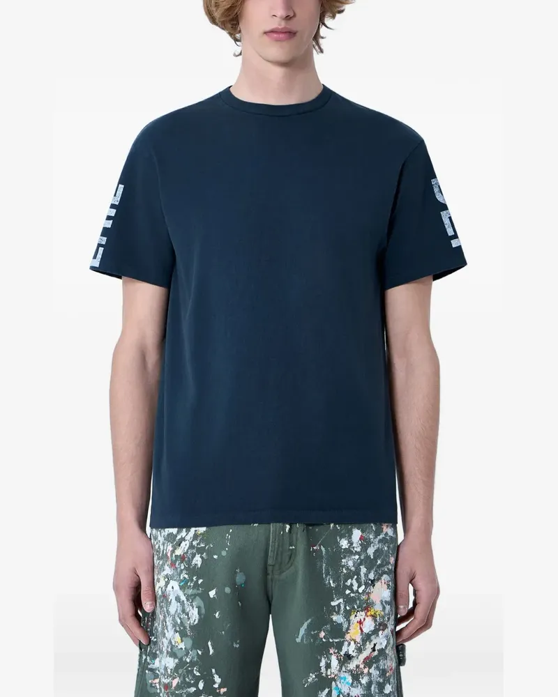 GALLERY DEPT. logo-print jersey T-shirt - Blau Blau