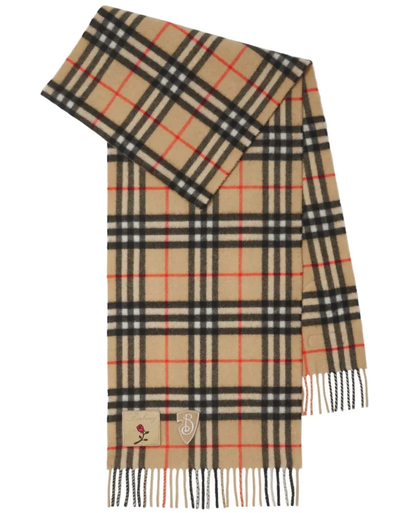 Burberry Badge Vintage Check Schal - Nude Nude